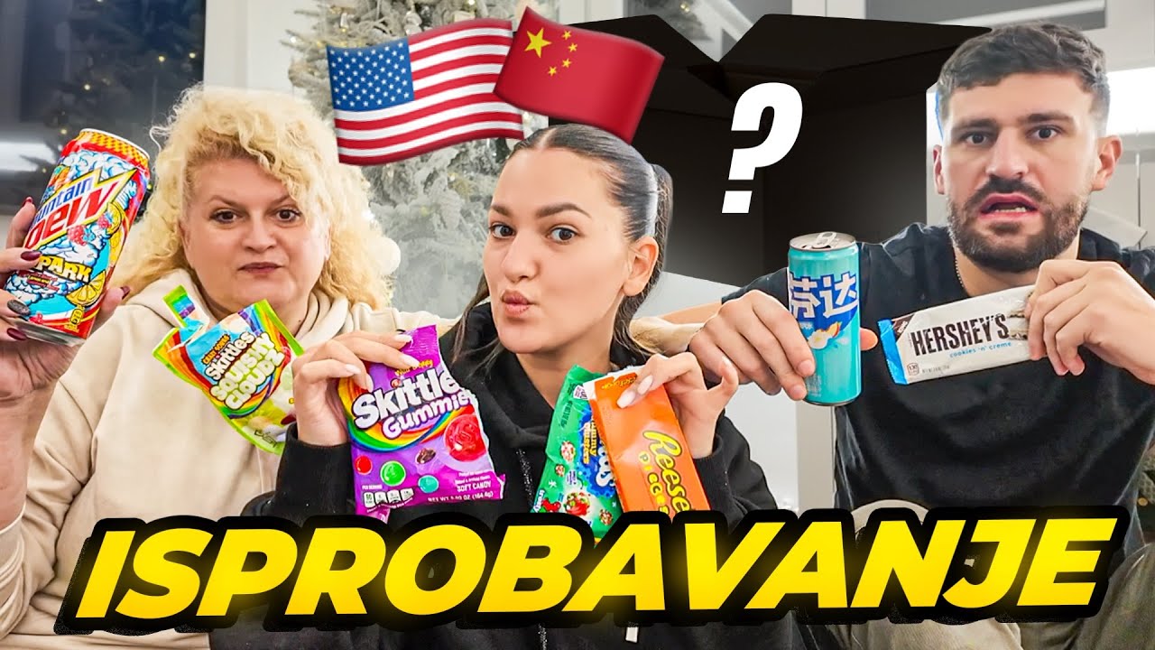 ISPROBAVANJE MYSTERY BOX SLATKISA SA DECKOM I MAMOM