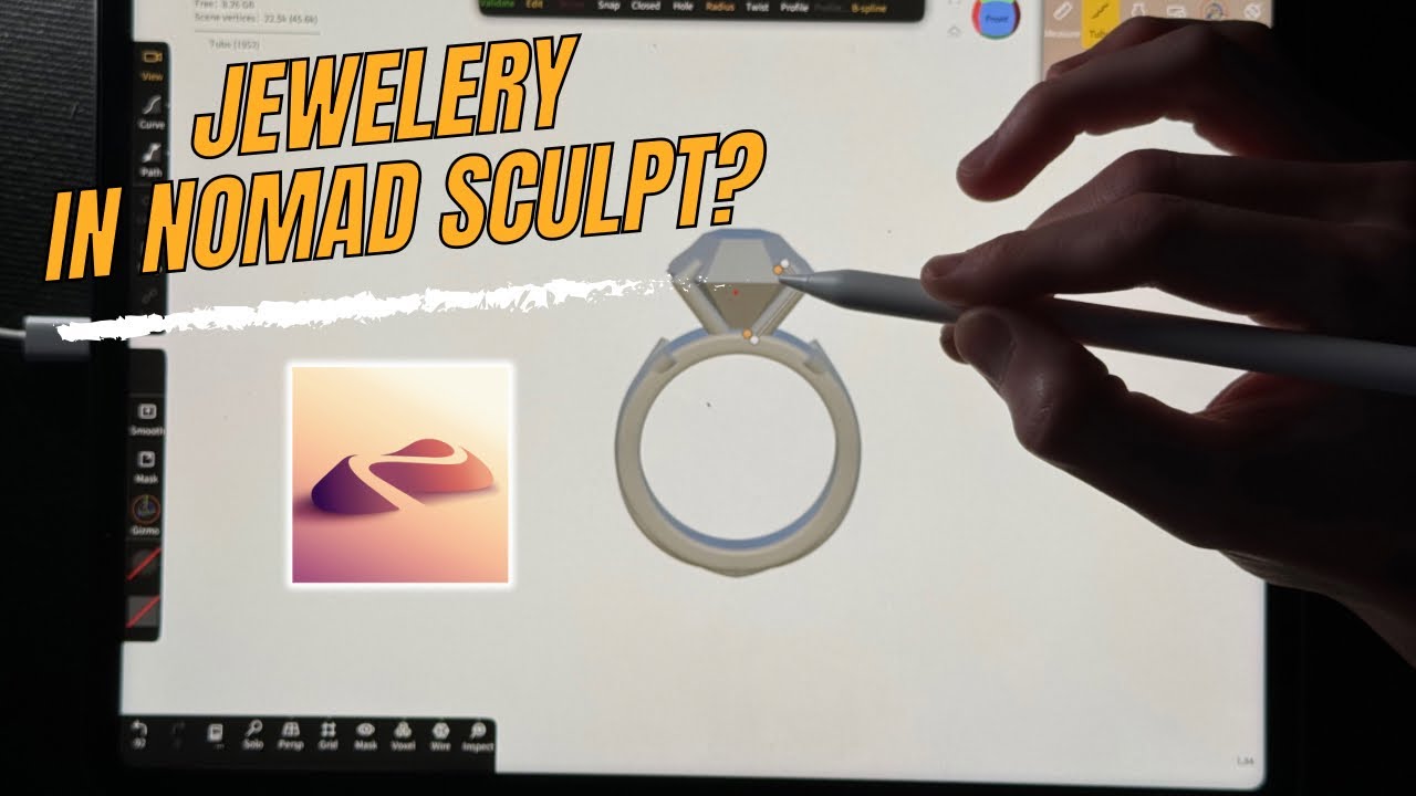How to make jewelry in nomad sculpt.
