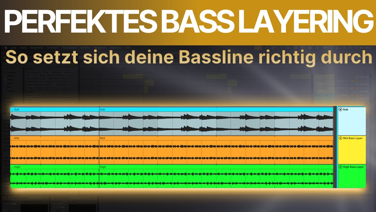 Für Musikproduzenten: Der Schritt für Schritt Plan druckvolle Bässe