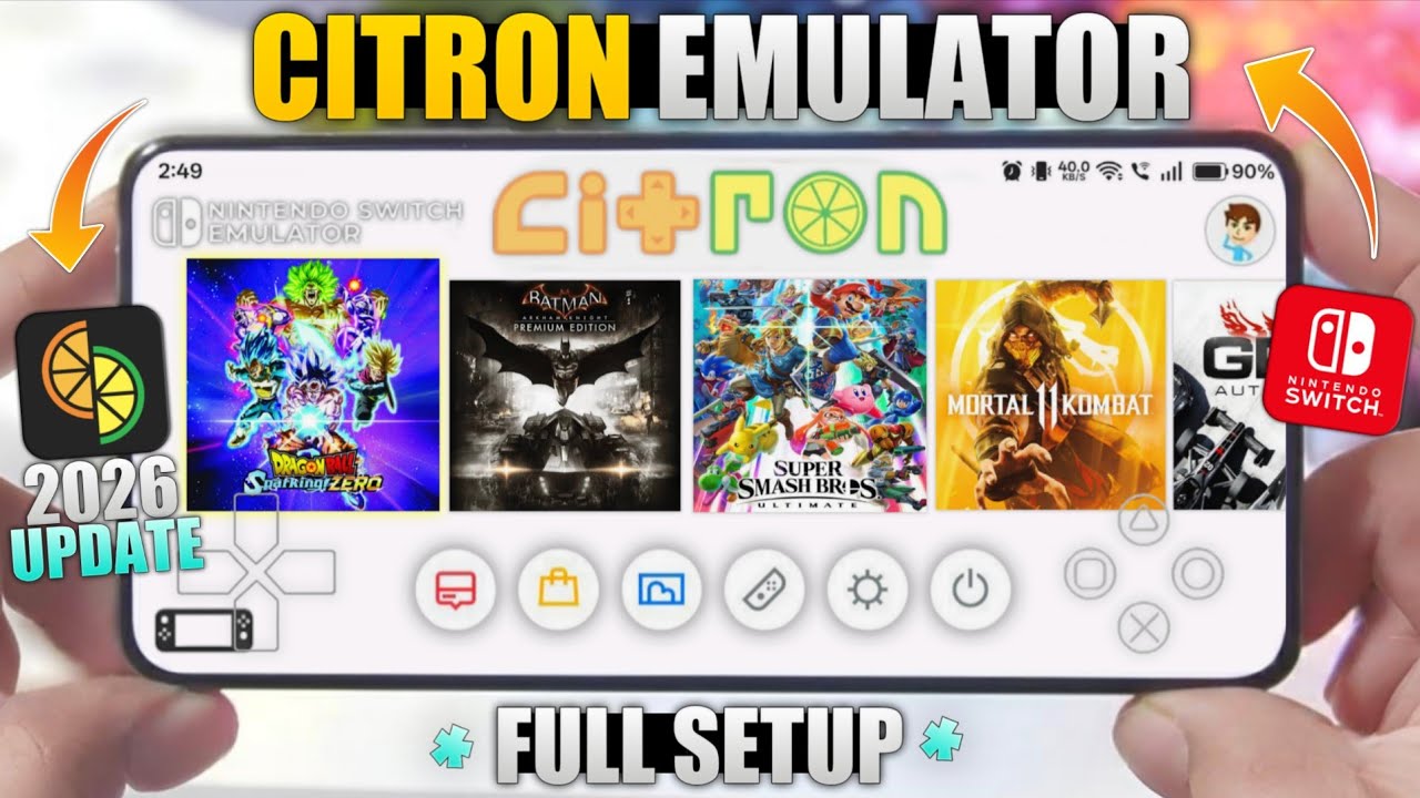 Новое обновление Citron 2026 🔥 | Лучший эмулятор Nintendo Switch для Android | Полная установка +...