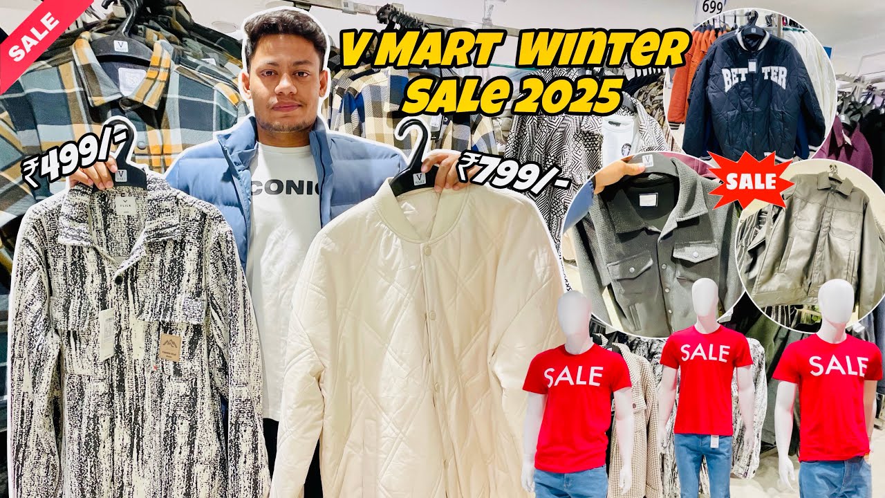 V Mart Winter Sale 2025 | v mart winter haul & collection | best quality jackets in under ₹999/-￼