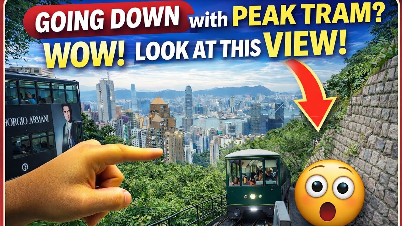 This View While Going Down the Peak Tram 😱 | Hong Kong | Episode- 44