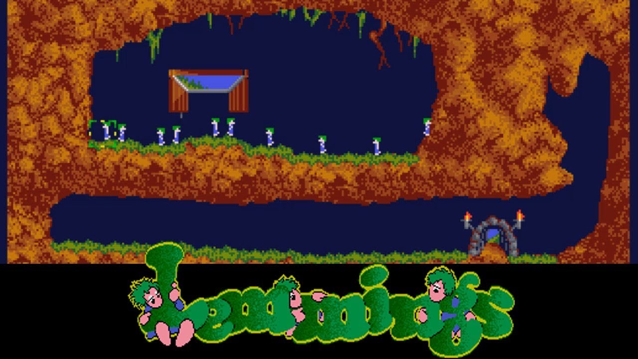 Lemmings - Gameplay de jeux rétro