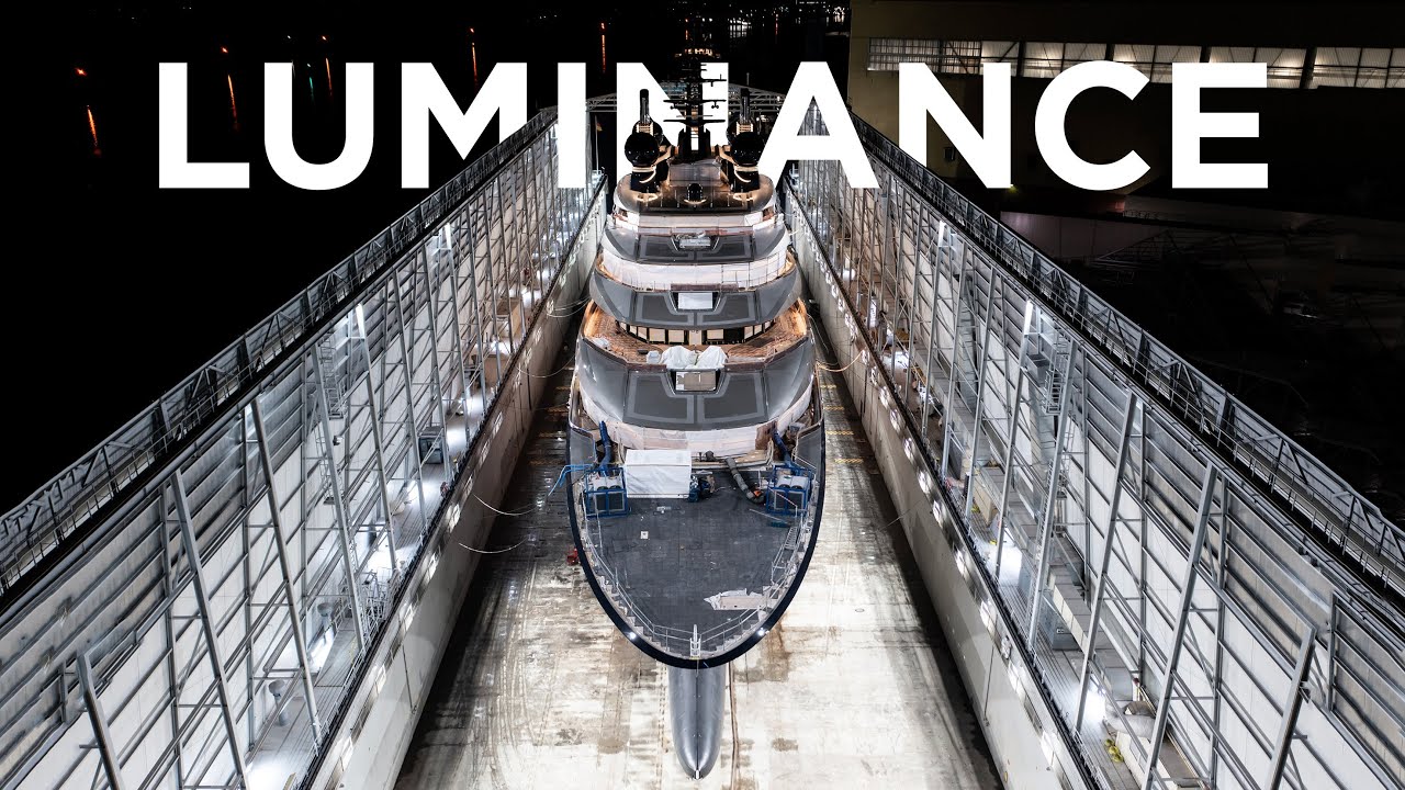 EXCLUSIVE: 145M LUMINANCE superyacht launched at L&Uuml;RSSEN | SuperYacht Times