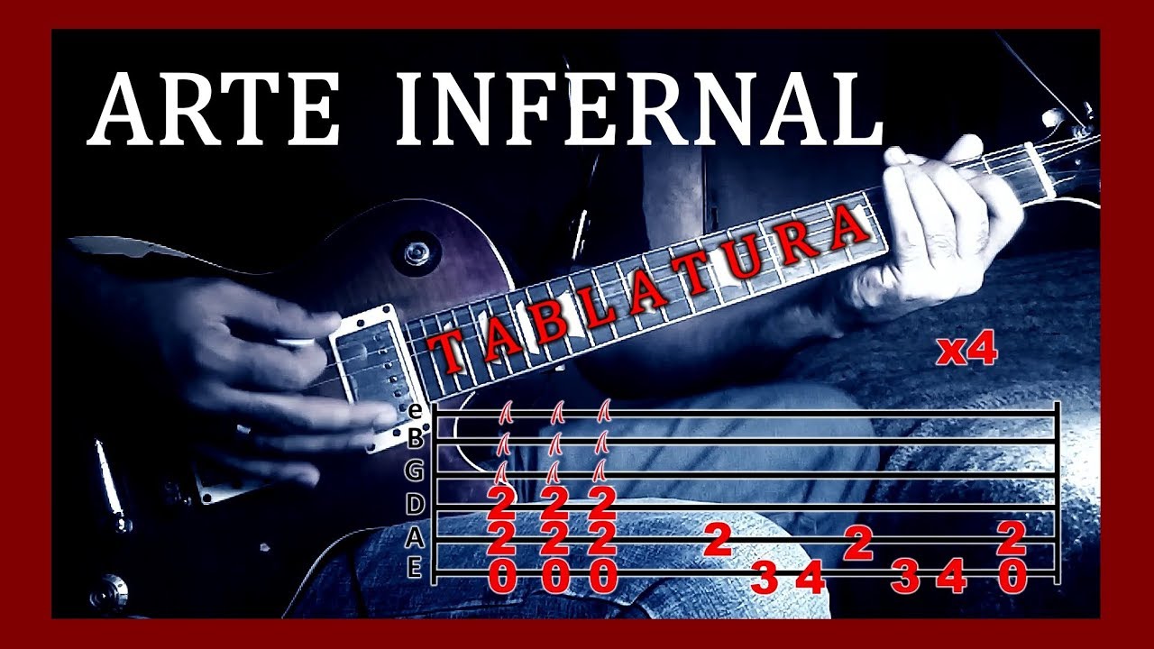 Arte Infernal || La Renga || Cover Guitarra HD La Esquina Del Infinito