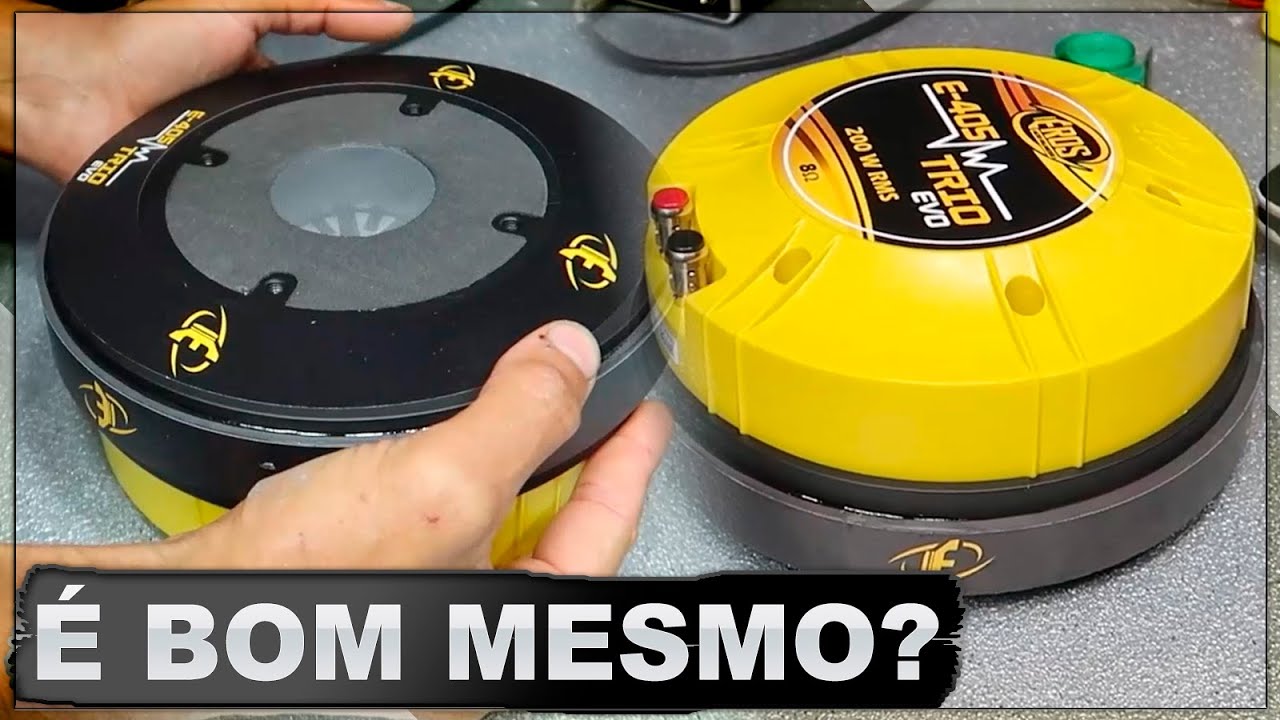 Novo DRIVER EROS E-405 TRIO EVO 200 RMS - REVIEW E TESTE COMPLETO