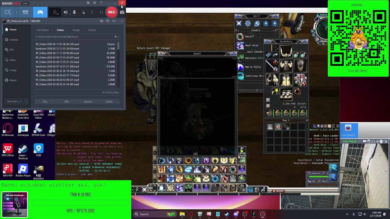 Belajar Main RF Live Stream #14