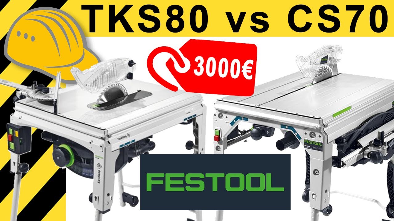 LOHNT eine 3000,-€ TISCHKREISSÄGE? FESTOOL CS 70 & TKS 80 im TEST | WERKZEUG NEWS 159