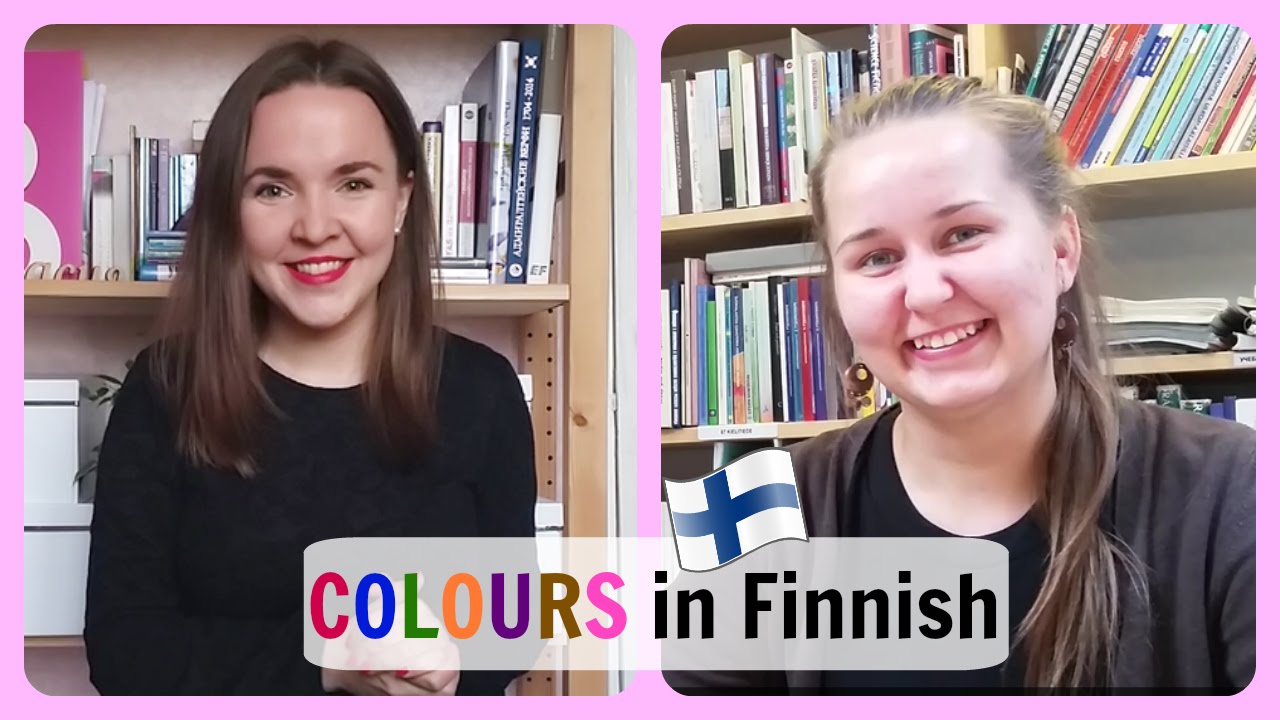 Finnish lesson 19. How to say colours in Finnish. With Anni Erlin. Урок финского.