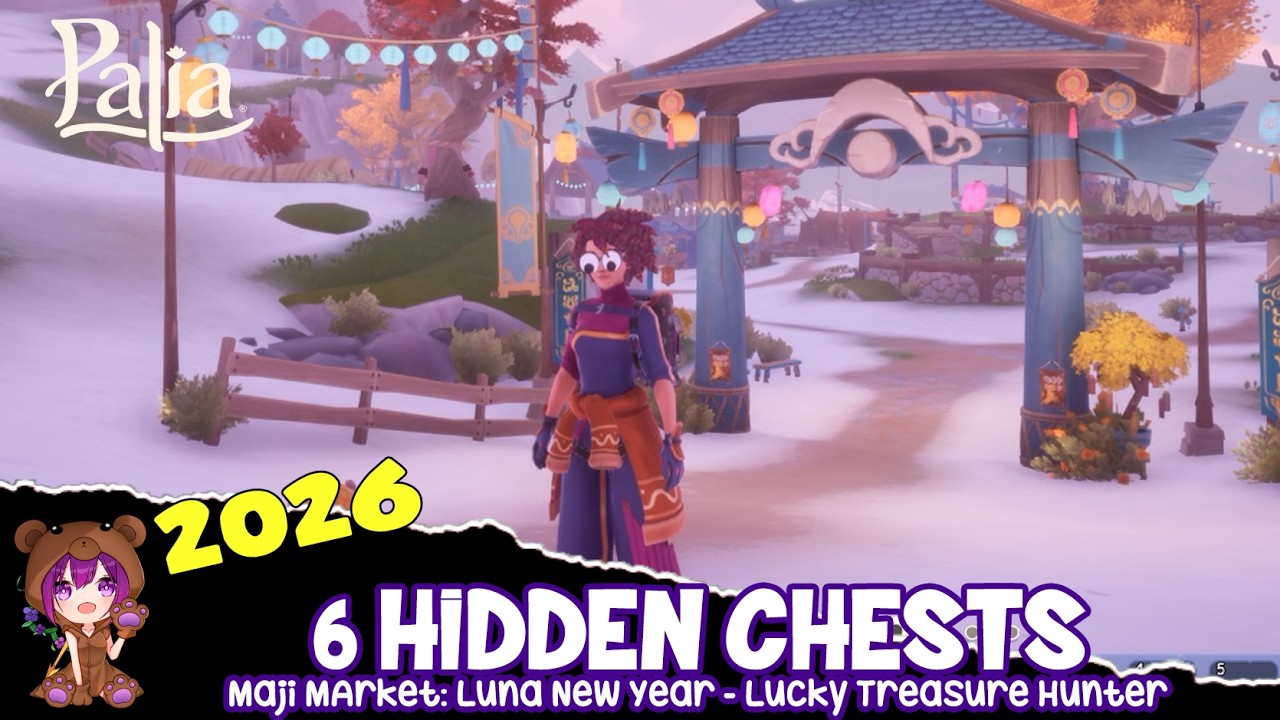 6 Hidden Chests for Lucky Treasure Hunter 2026 - Maji Market: Luna New Year