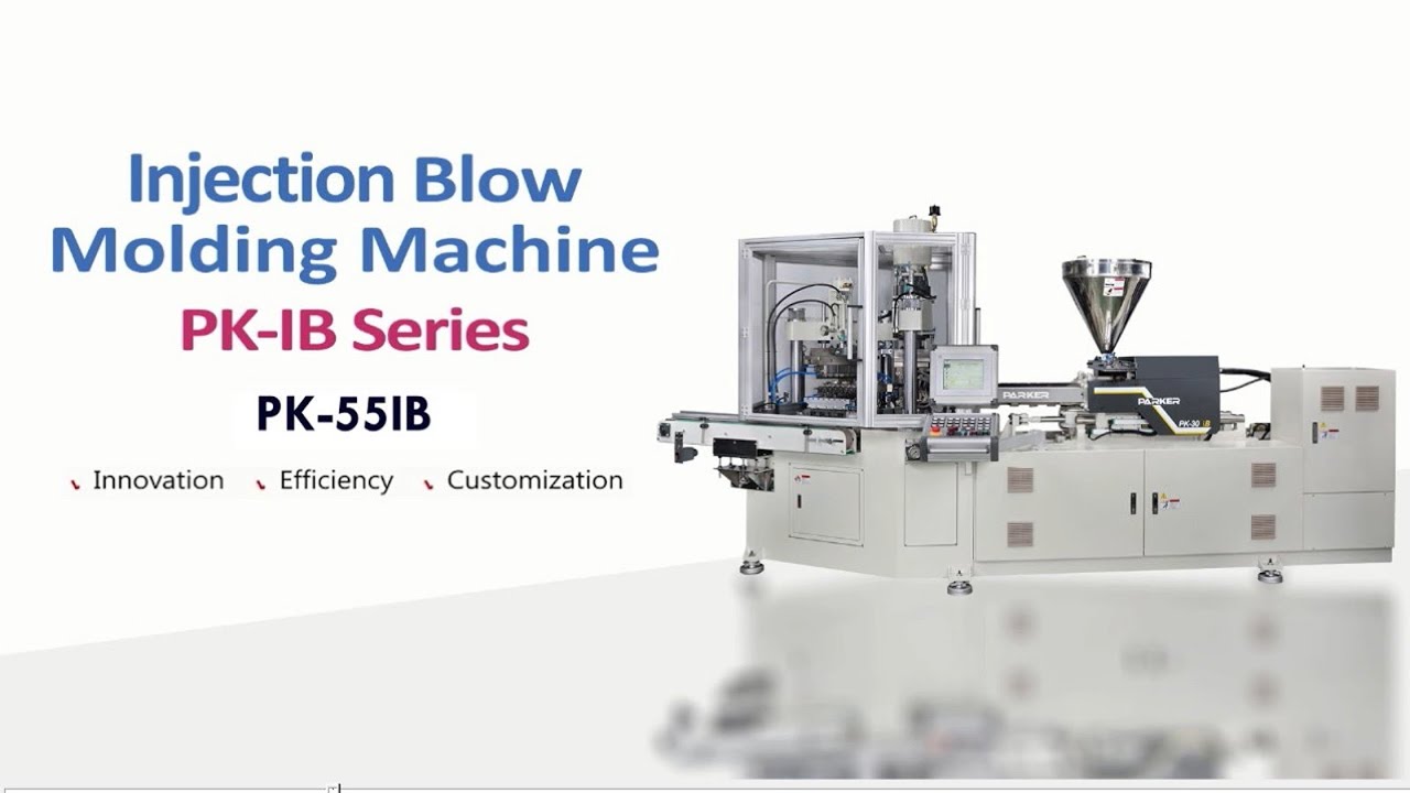 PARKER PK-55IB PE Injection Blow Molding Machine for 10 Cavities