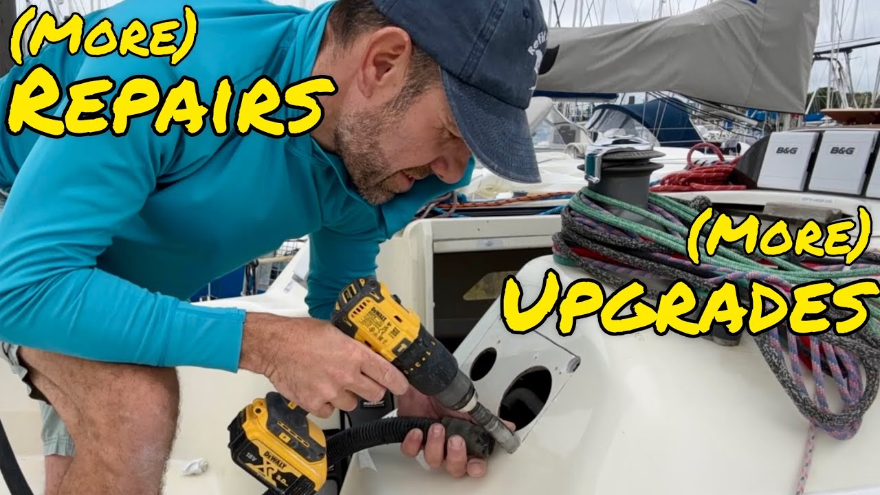The Budget Raceboat Refit that Never Ends! Hatch and Clutch replacement,  New Plotter & Safety Stuff