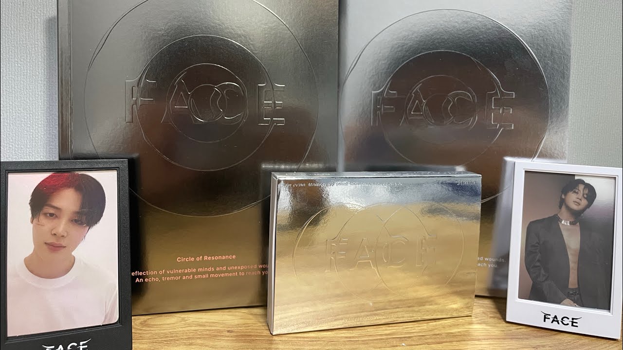 JIMIN’S ‘FACE’ Album Unboxing [Weverse Set & Pre-Order Gifts]
