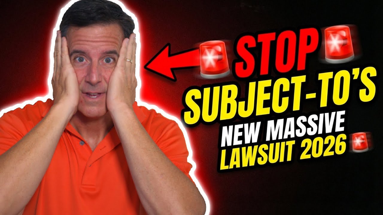 🚨‼️ THE END SUBJECT TO? (BIG LAWSUIT) | REAL ESTATE INVESTING