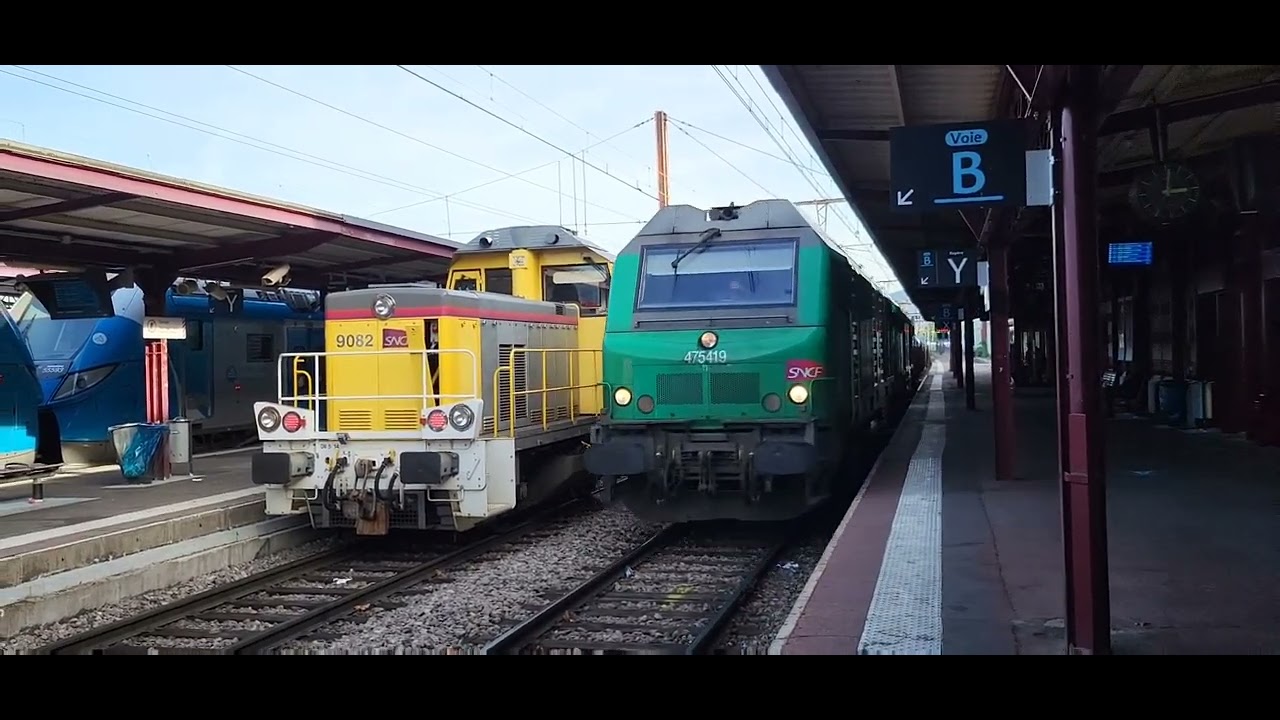 Vu sur l'ensemble de la Gare SNCF de St Etienne-Châteaucreux