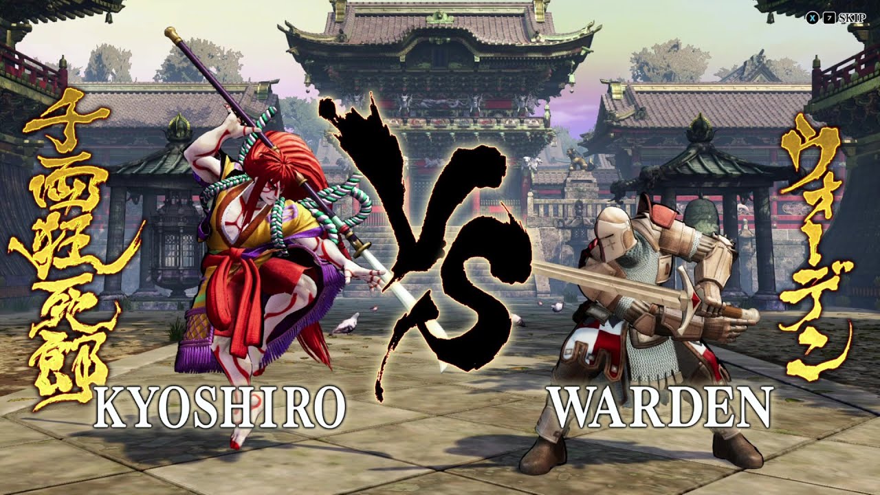 Samurai Shodown - Kyoshiro VS Warden