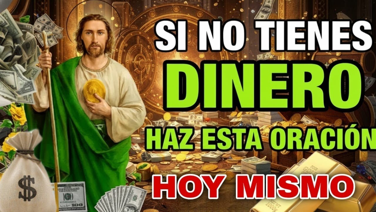 EN MENOS DE 3 MINUTO - ATRAE RIQUEZA Y PROSPERIDAD TOTAL A TU VIDA - LLAVE MAESTRA San Judas Tadeo