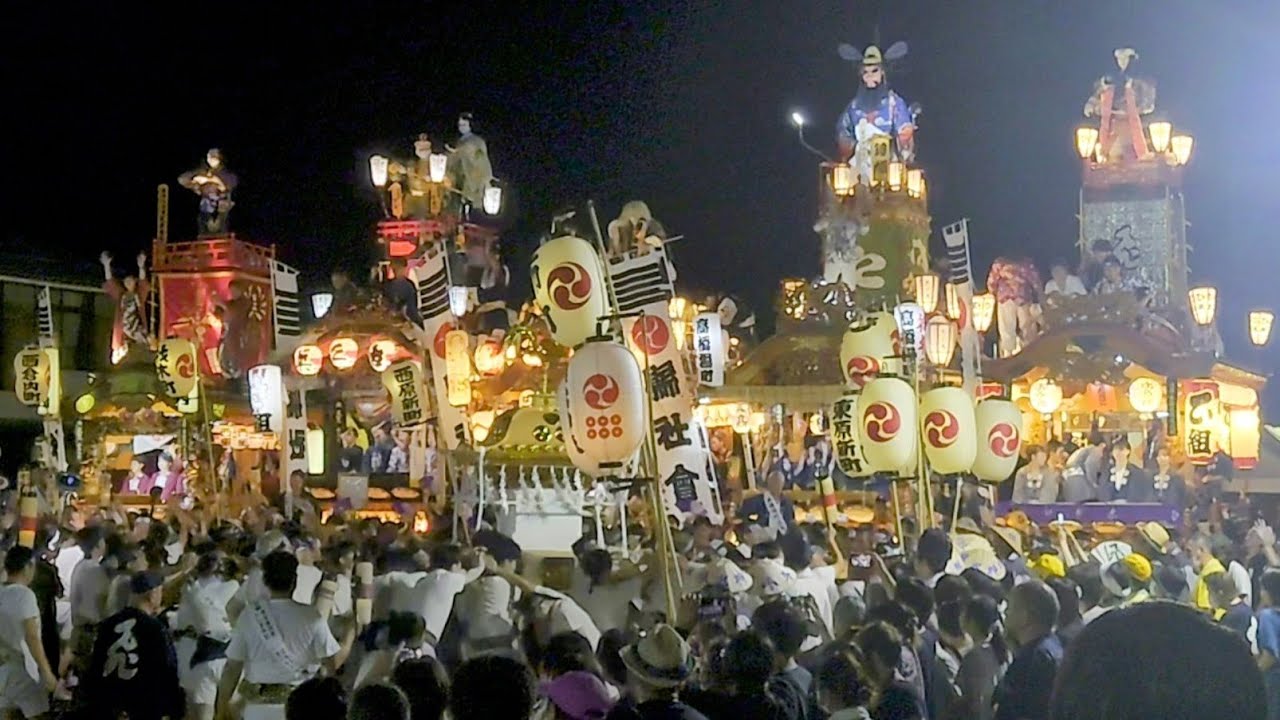 沼田まつり 2024【8月5日 まんどと神輿の共演】上州三大祇園祭り『おぎょん』大迫力のお祭り広場神輿共演！