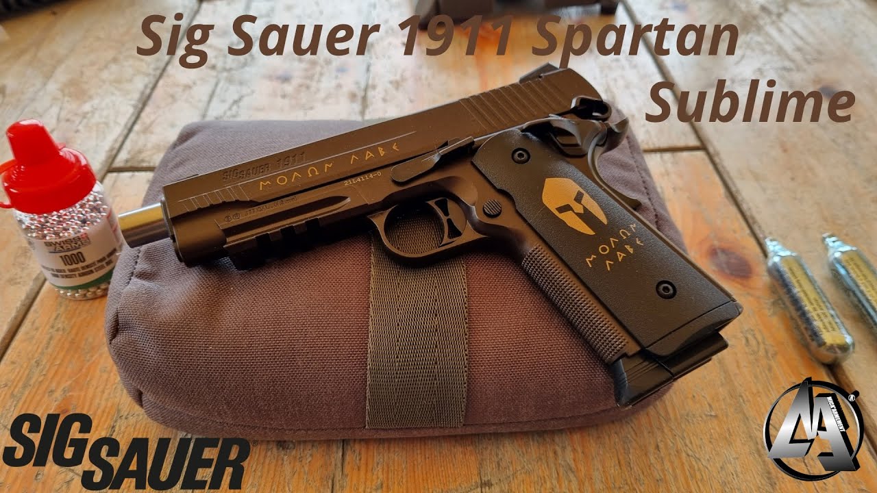 Le plus beau pistolet Co2 que j'ai testé ! Sig Sauer 1911 Spartan 4.5mm