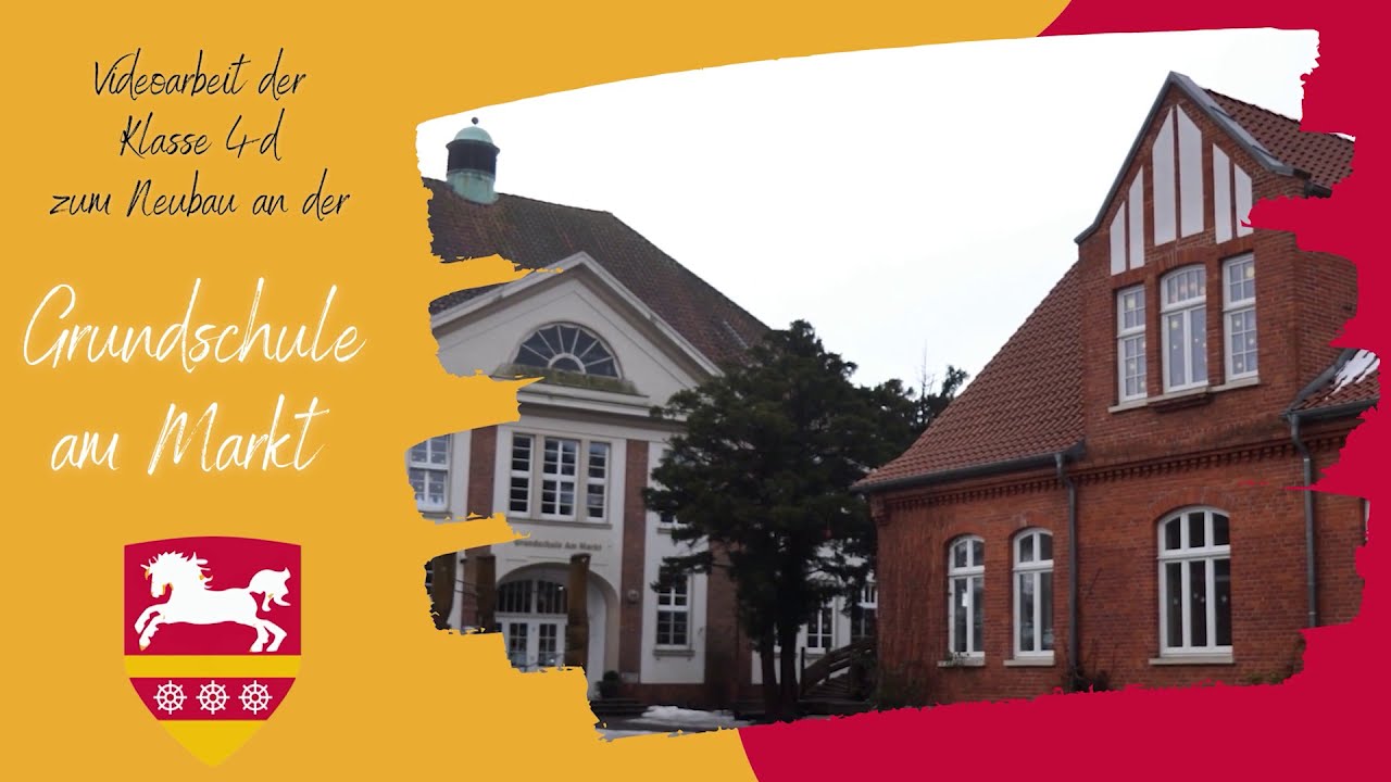 Virtuelle Führung durch den Neubau an der Grundschule am Markt von den Schülern der Klasse 4d