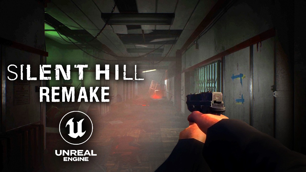 Silent Hill 1 Remake | First Person Gameplay | Unreal Engine 5