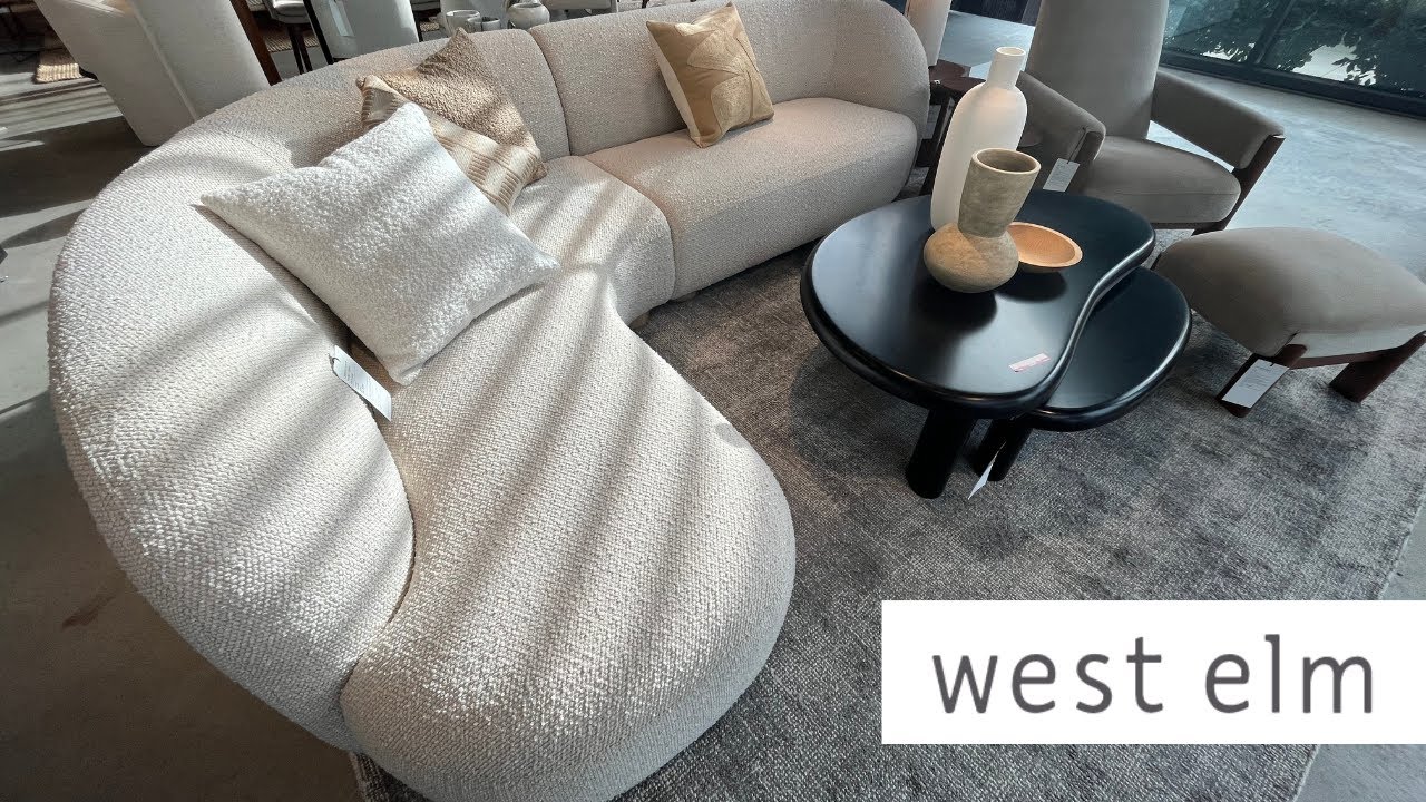 WHAT'S NEW AT WEST ELM 2024 SOFAS, TABLES, FURNITURE IN STORE WALKING