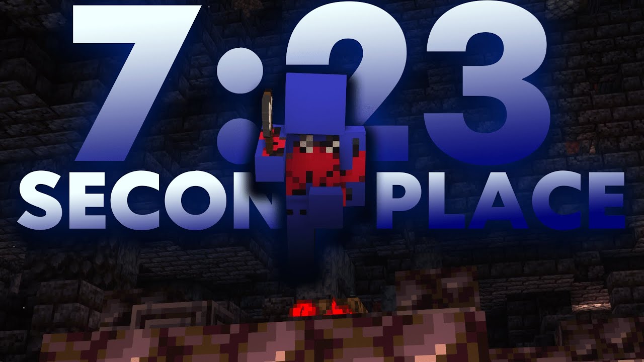 MINECRAFT SECOND PLACE SPEEDRUN (7:23)
