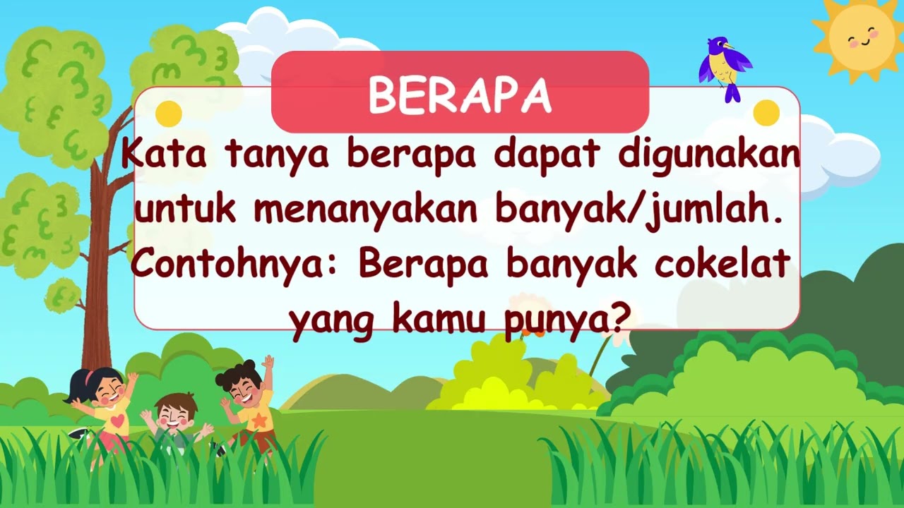 Mengenal Kalimat Tanya 🎀 Pembelajaran Bahasa dan Sastra Indonesia SD/MI #videomediapembelajaran