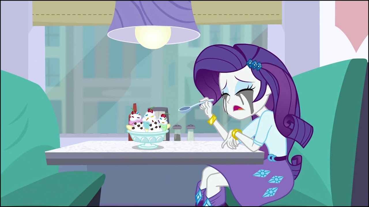 MLP:EQG - Sad Rarity Eating Ice cream [Ger][1080p / No Watermarks]