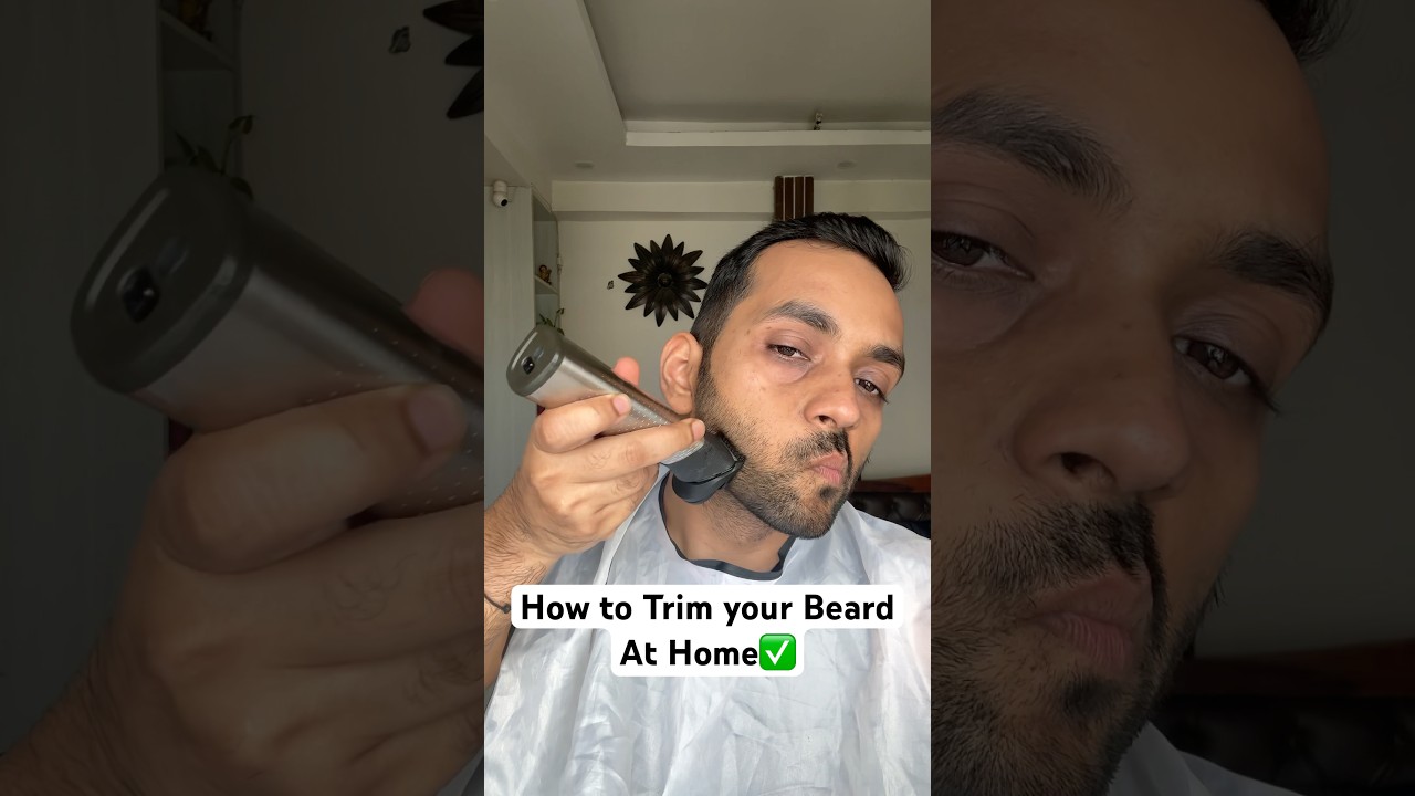 How to trim your beard at home #beard #mensgrooming #ashortaday #ytshorts #shortsindia
