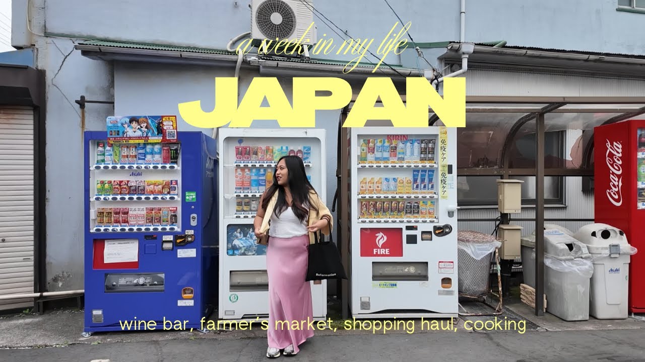 japan vlog | farmer’s market, natural wine bar, shopping, yokohama/tokyo