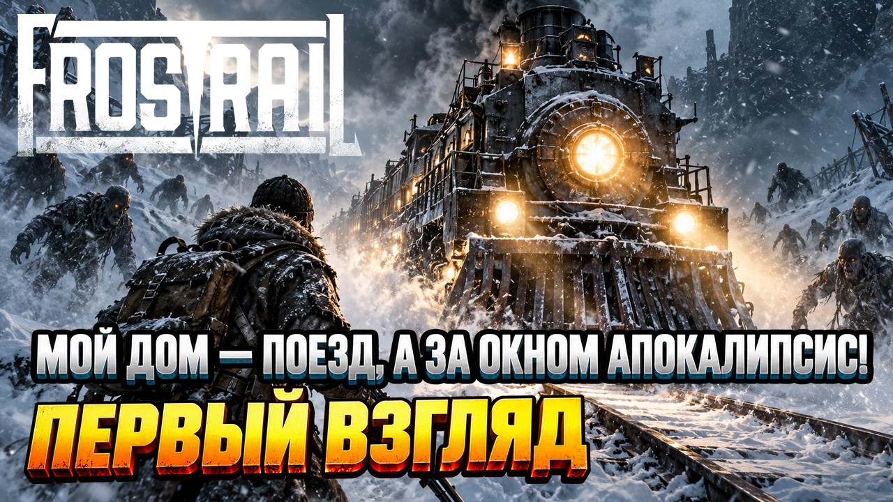 Мой дом-поезд, а за окном апокалипсис - Frostrail (первый взгляд)
