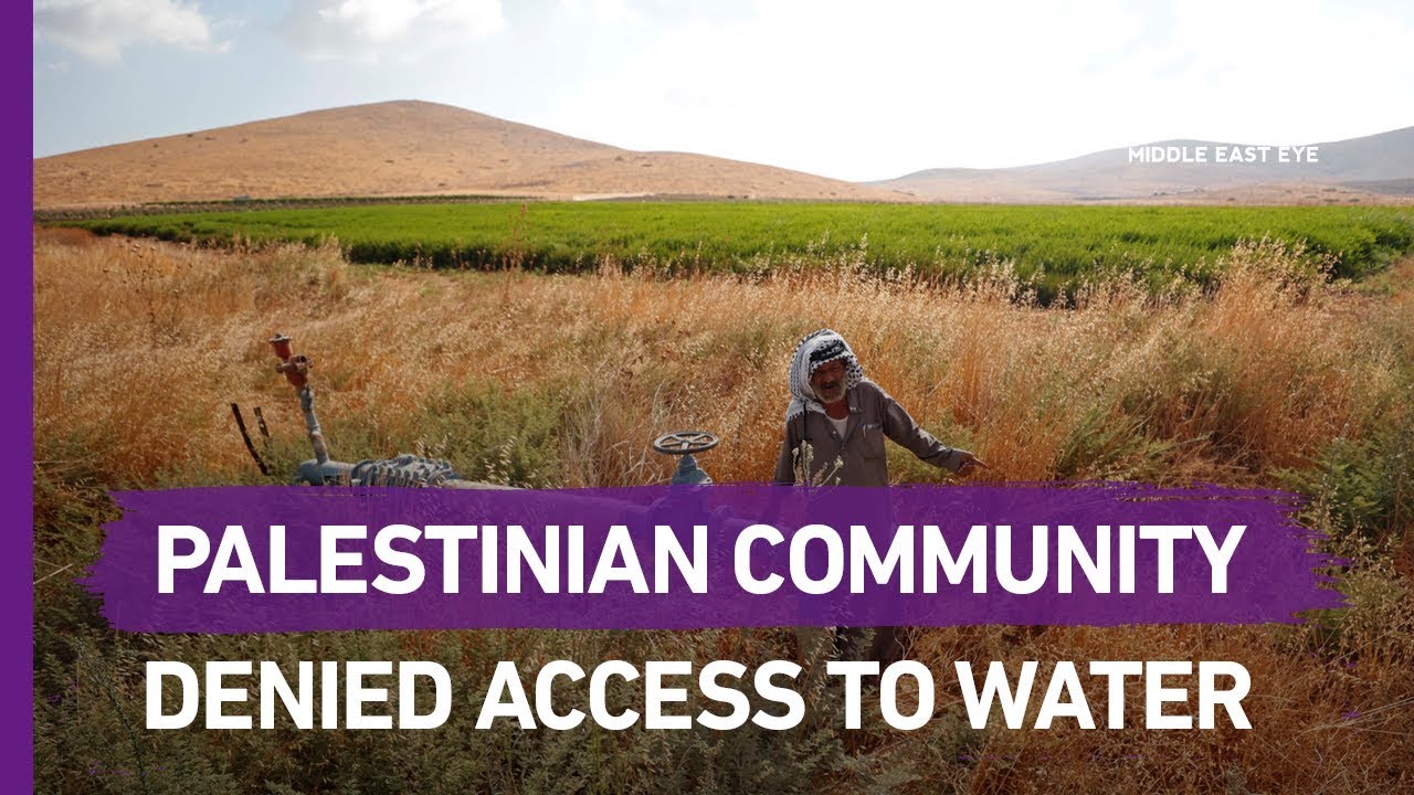 Palestinian community denied access to water in occupied West Bank