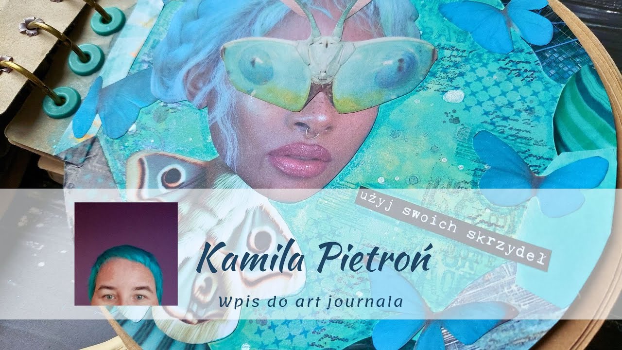 Rozwiń skrzydła - wpis do art journala