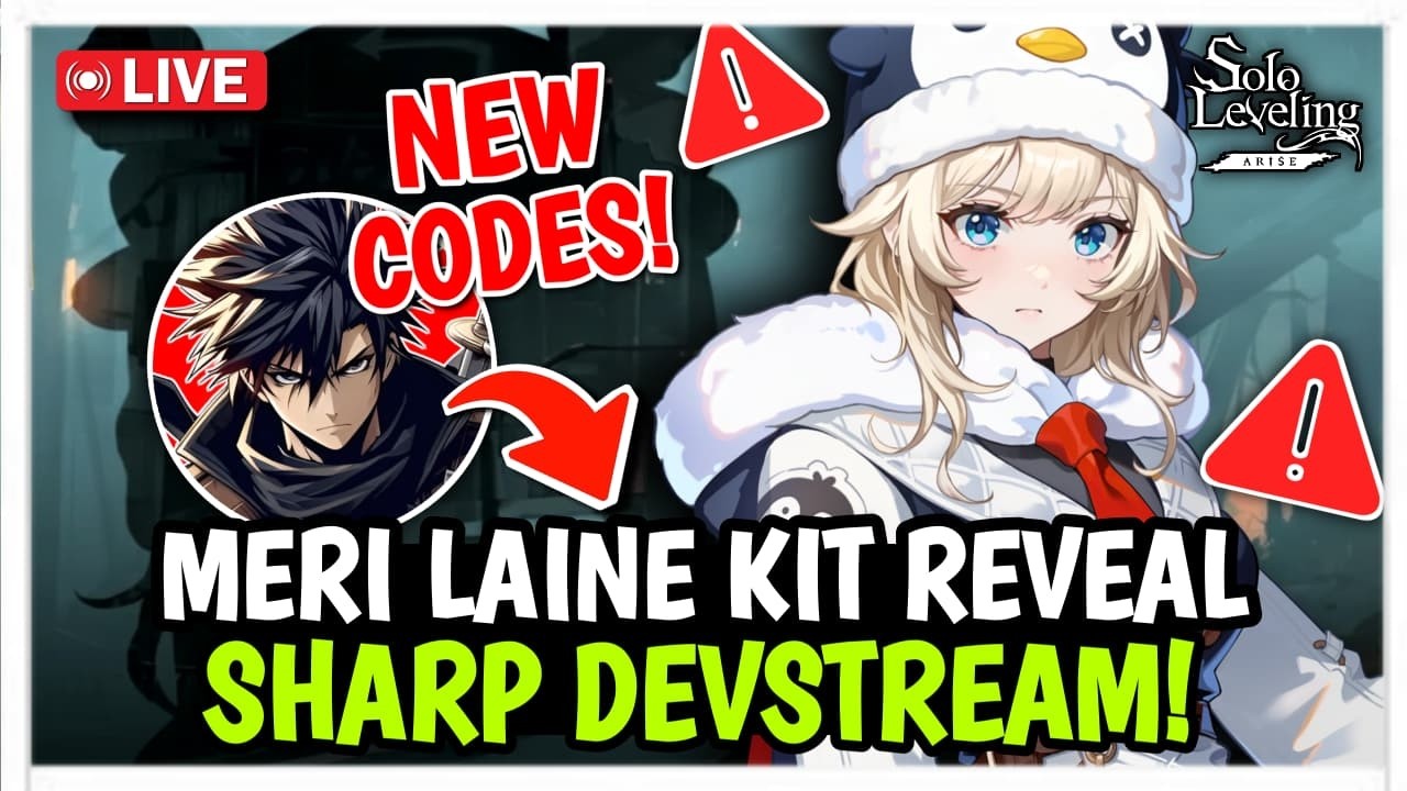 MORE NEW CODES! MERI LAINE KIT REVEAL & WOBL ROCKPASA + HUGE REWARDS - SOLO LEVELING: ARISE