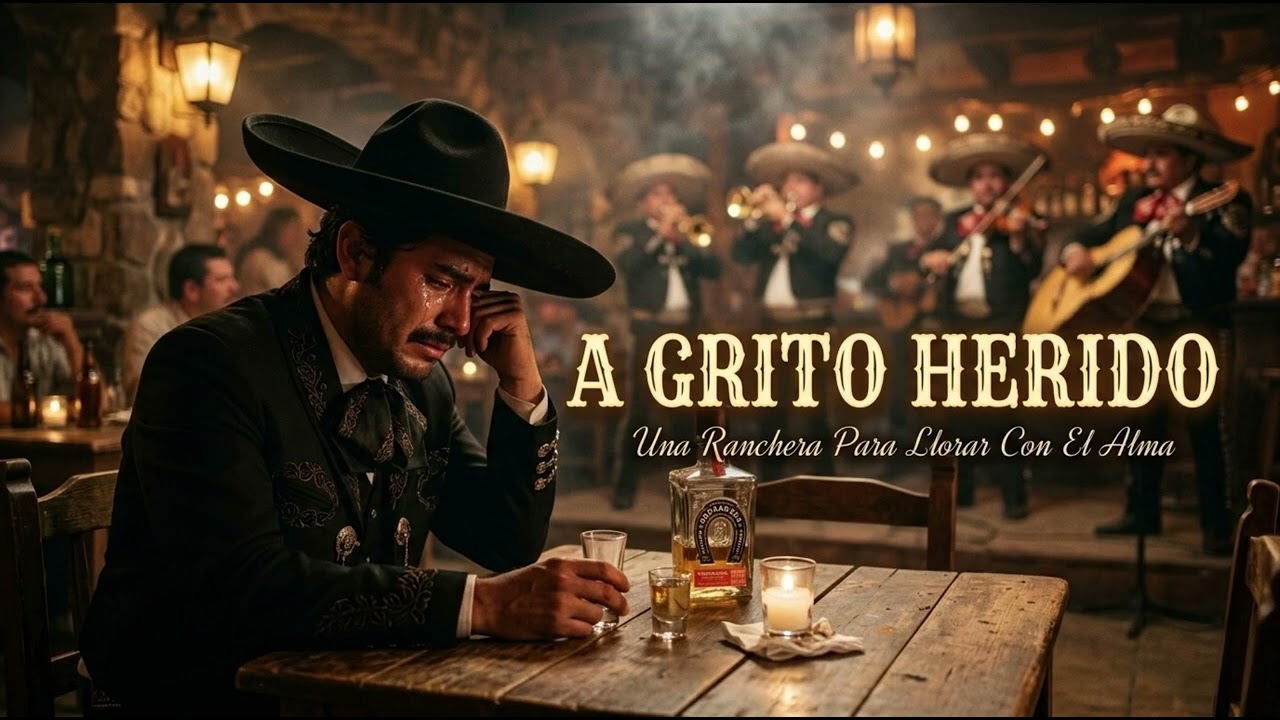 💔 A GRITO HERIDO – La Ranchera Más Dolida Para Llorar Con Tequila 🥃😭