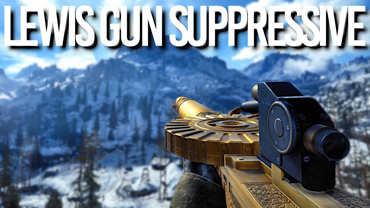 Battlefield 1 Łupków Pass Lewis Gun Gameplay