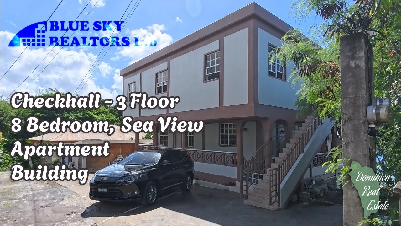 Checkhall, Dominica - 3Floor, 8 Bedroom Apartment Building | Blue Sky Realtors Ltd
