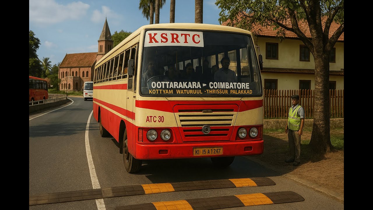 COIMBATHOOR - KOTTARAKKARA SF CRUSING ON WESTERN GUTS| EURO TRUCK SIMULATOR 2| KSRTC SUPERFAST MOD