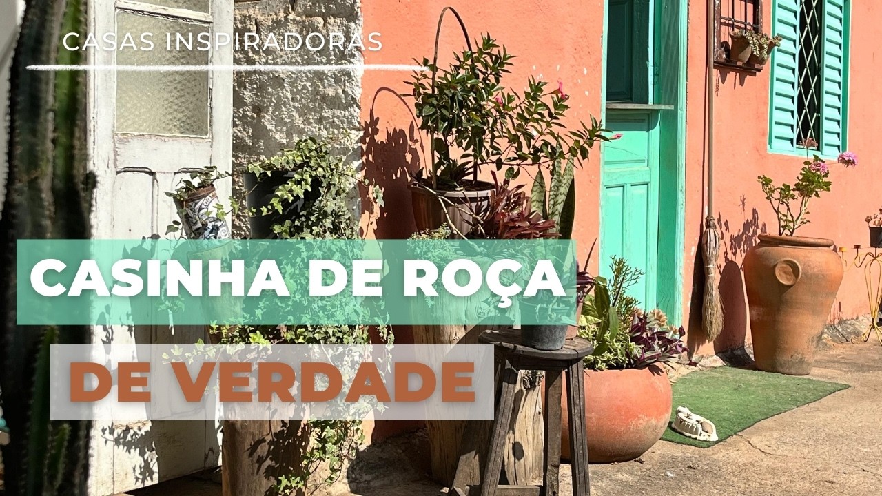 CASA DE ROÇA BEM RÚSTICA DECORADA COM MUITO GARIMPO, ARTESANATO, AFETO E VALORIZAÇÃO DO SIMPLES