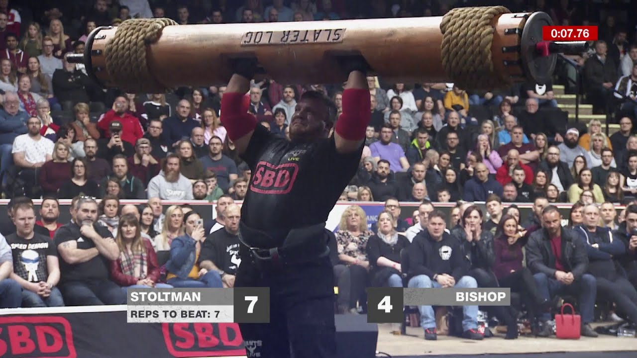 Highland OAK vs 150kg/330lbs Log Press for REPS!