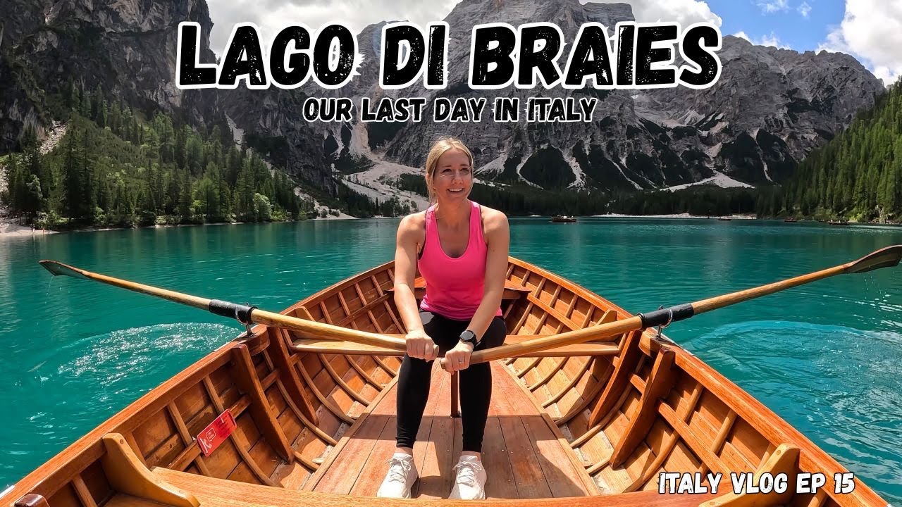 Our Last Day In Italy | Visiting Lago di Braies (Italy vlog ep 15)
