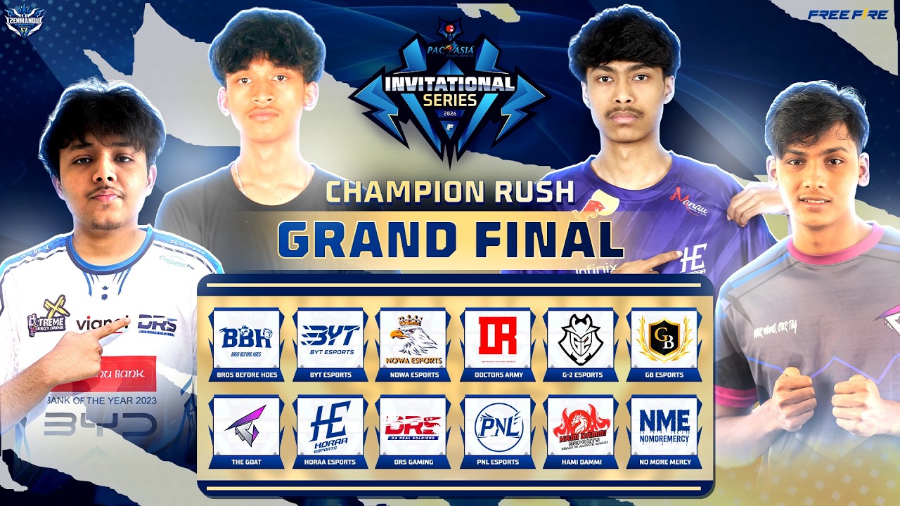 [🔴LIVE ] PAC ASIA INVITATIONAL SERIES - 2026 | FINAL • CHAMP RUSH | FT.@HoraaEsportsOfficial  ​⁠