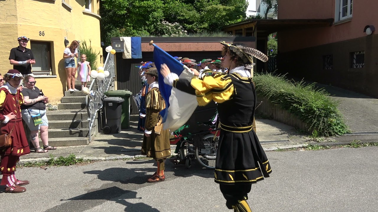 LK Landsknechte Rutenfreitag Rutenfest Ravensburg 23 7 2021 Nordstadt