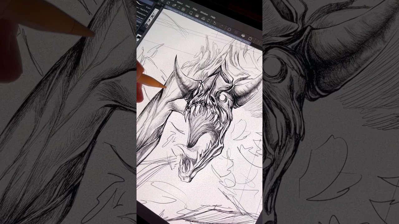 A fun page to start! #art #comicartist #comiccreator #indiemanga #mangaartist #manga #horrormanga