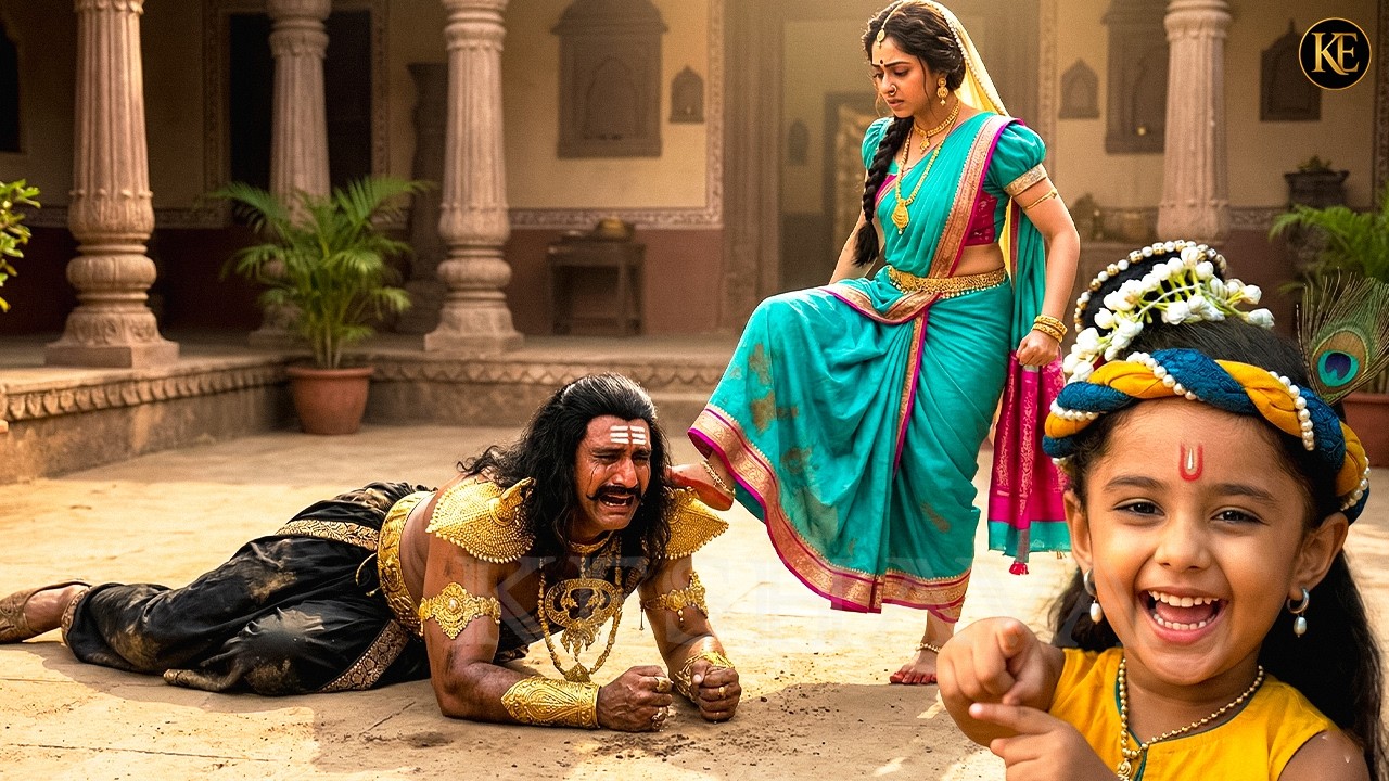 आखिर क्यों मैया ने मारी कंश को लात देखकर हंस परे बाल कान्हा || YMKN || Shree Krishan leela