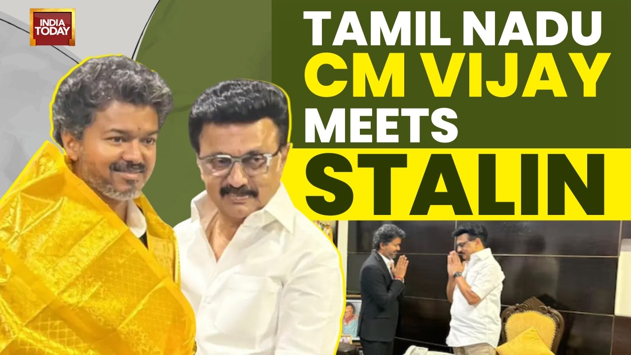 LIVE:  NewTamil Nadu CM Vijay Meets Ex CM MK Stalin | TVK Vijay Meets TN LoP Udhayanidhi | TVK | DMK