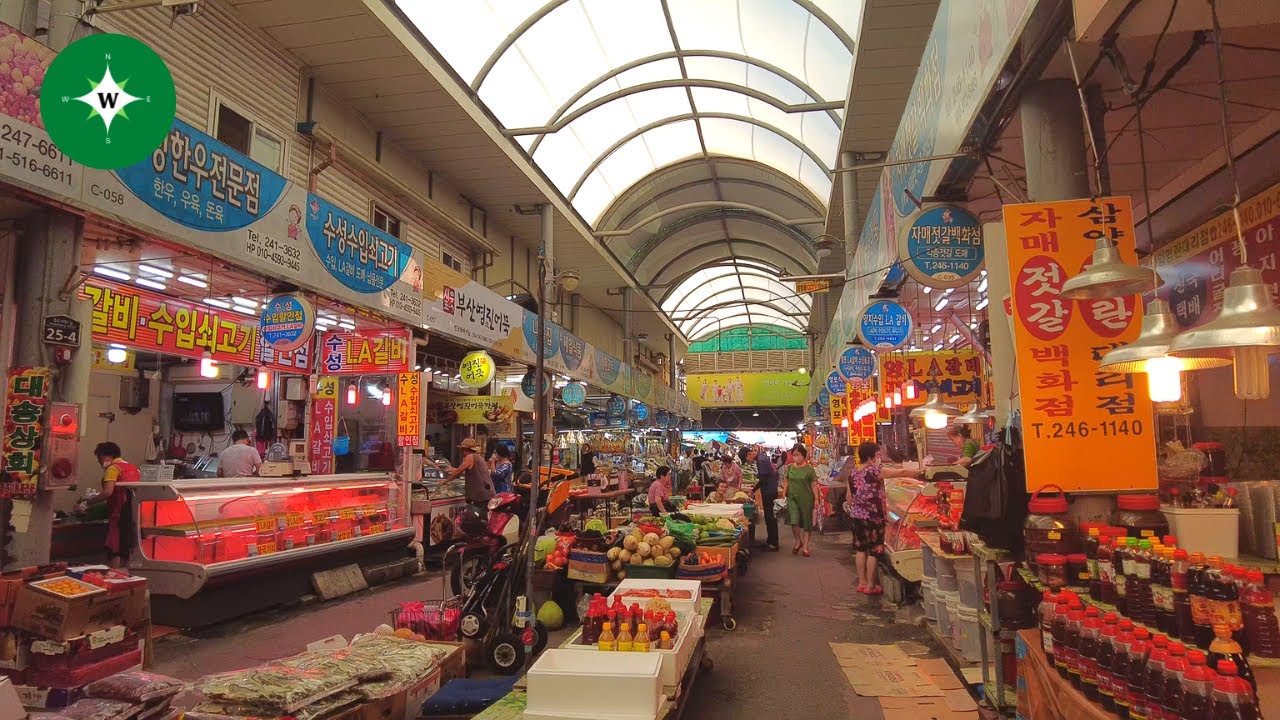 [4K] Exploring Pohang's Best Market - Jukdo Market