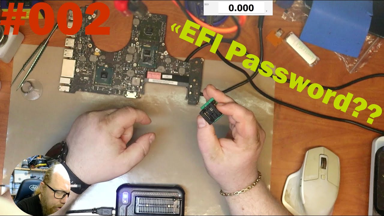 Удаление пароля EFI Apple MacBook (A1278/86/97)