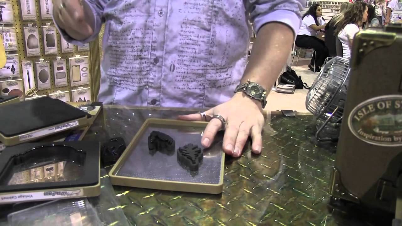 Scrap Time - CHA Summer 2011 - Tim Holtz at Sizzix Pt. 1 - Mini Movers and Shapers